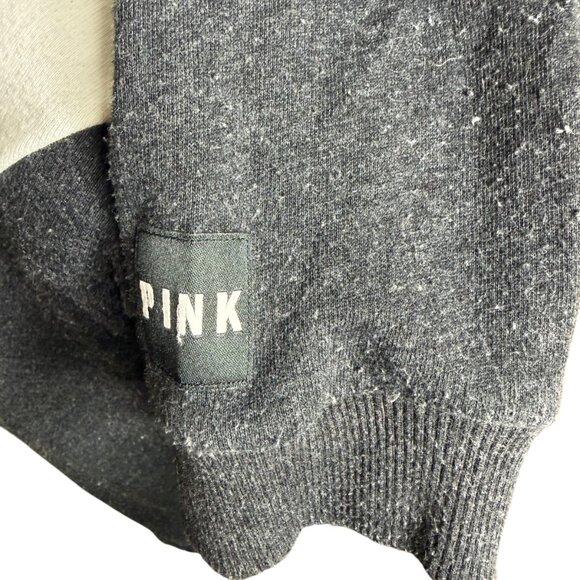 PINK Victoria's Secret tri color zip up Large - Picture 7 of 9